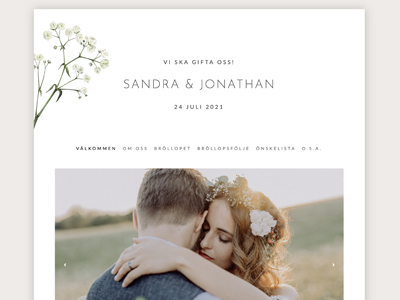 Single Bridal Wreath