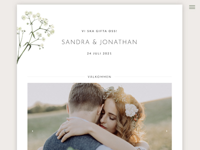 Single Bridal Wreath